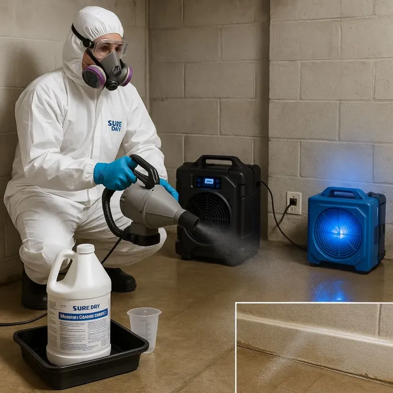 Sanitization and Odor Removal process in Hill, NH