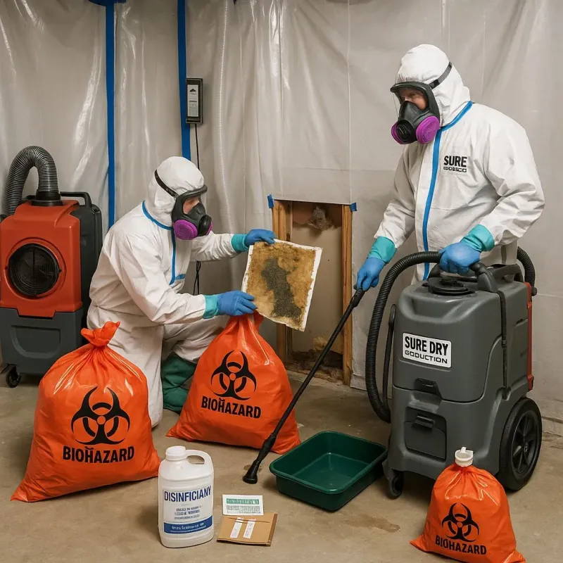 Contaminated Water Handling Protocols process in Hill, NH