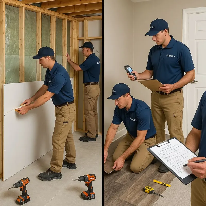 Repairs and Reconstruction process in Hill, NH